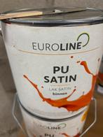 Euroline watergedragen grijze lak 2,5liter, Enlèvement ou Envoi, Neuf, Peinture acrylique