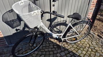 Prophete fiets 28 inch wit 1 versnelling en terugtraprem beschikbaar voor biedingen
