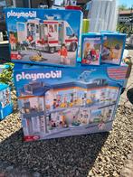 Playmobile ziekenhuis en ambulance, Kinderen en Baby's, Speelgoed | Playmobil, Ophalen, Gebruikt, Complete set