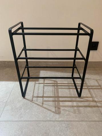 Meuble a chaussures metal noir - extensible beschikbaar voor biedingen