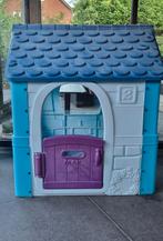 Blauw speelhuisje Feber (frozen), Ophalen, Gebruikt, Plastic