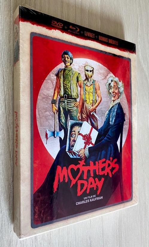 MOTHER'S DAY // BLURAY + DVD + 1 BOEKJE // NIEUW / Sub CELLO, Cd's en Dvd's, Blu-ray, Nieuw in verpakking, Horror, Boxset, Ophalen of Verzenden