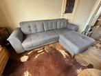 Grijze loungestoel met bank, Ophalen, Gebruikt, 100 tot 125 cm, 150 tot 200 cm
