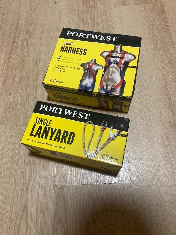 Portwest Vallijn en Harnas , los of als set, Doe-het-zelf en Bouw, Veiligheidskleding, Zo goed als nieuw, Ophalen of Verzenden