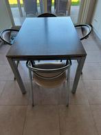 Tafel met 4 stoelen., Ophalen, Gebruikt
