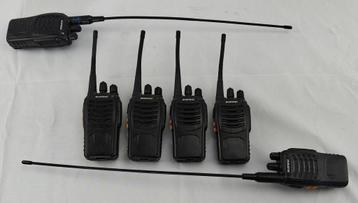 6 stuks Baofeng BF-888S walkie-talkie, Talkie-walkie ou Walkie-talkie, Enlèvement ou Envoi, Avec clip de ceinture, Utilisé