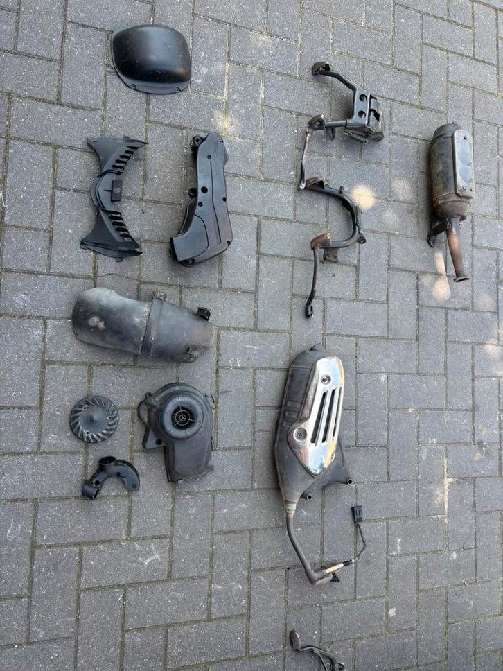 Piaggio zip onderdelen, Fietsen en Brommers, Brommeronderdelen | Scooters, Gebruikt, Piaggio, Blok, Ophalen