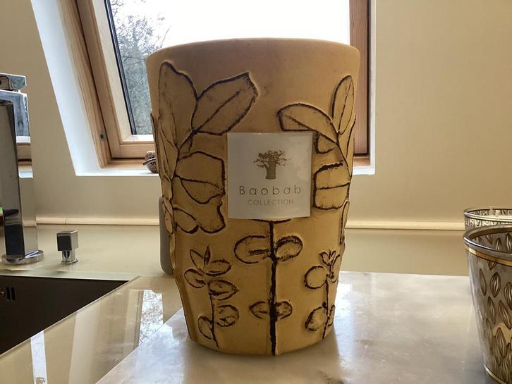 Bougie Baobab reconditionnée., Maison & Meubles, Accessoires pour la Maison | Porte-parapluies, Comme neuf, Bois, Enlèvement