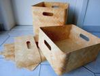 Paniers/boîtes de rangement (16/12€), Enlèvement, Neuf, Autres matériaux, Moins de 50 cm