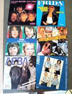 lot de 6 disques 45 tours ABBA, Cd's en Dvd's, Vinyl | Dance en House, Overige formaten, Gebruikt, Ophalen, Disco