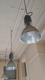 Industriële lampen, Huis en Inrichting, Lampen | Hanglampen, Ophalen, Zo goed als nieuw, Metaal, Minder dan 50 cm