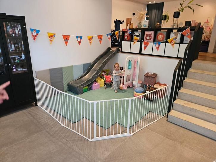 Babydan veiligheids hekje X XXL 5,04m!, Kinderen en Baby's, Traphekjes, Zo goed als nieuw, Ophalen