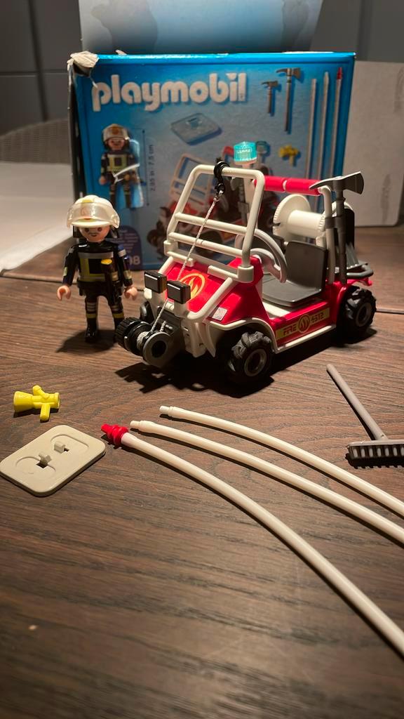 Playmobil Brandweerbuggy, Kinderen en Baby's, Speelgoed | Playmobil, Zo goed als nieuw, Complete set, Ophalen of Verzenden