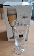4 aperitief glazen met gouden design / luminarc rose, Enlèvement ou Envoi, Comme neuf
