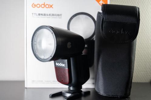 Godox Speedlite V1 Fujifilm, TV, Hi-fi & Vidéo, Photo | Flash, Utilisé, Autres marques, Inclinable, Enlèvement