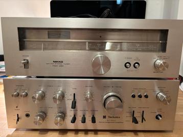 Technics SU-3500 versterker + Nikko-tuner, te herstellen beschikbaar voor biedingen