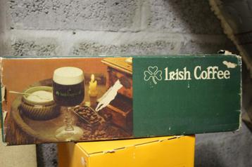 6 verres vintage à Irish coffee disponible aux enchères