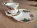 Royal Albert bordje met tas, Antiek en Kunst, Antiek | Servies los, Ophalen of Verzenden