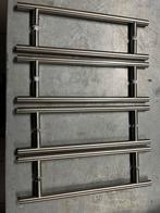 Deurgreep inox / deurklink inox - asafstand 30 cm, Ophalen of Verzenden, Gebruikt, Inox, Klink of Kruk
