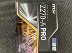 MSI Z270-A PROmoederbors, Computers en Software, Ophalen, Gebruikt, 60 Hz of minder, MSI