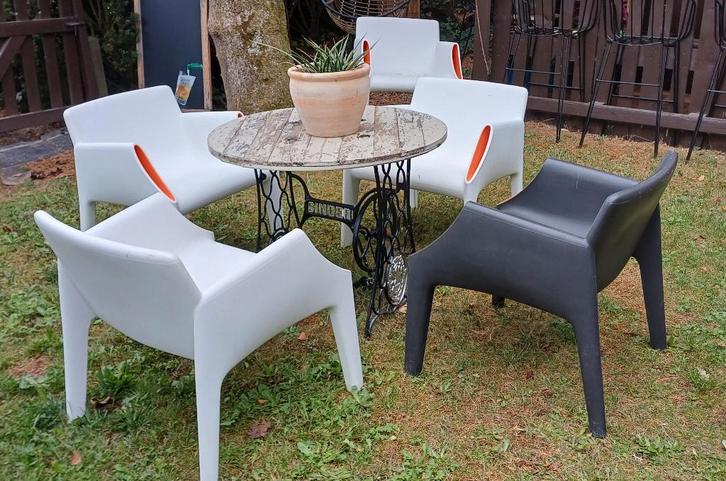 #Kartell# Philippe Starck – Black Magic Hole Fauteuil stoel, Huis en Inrichting, Stoelen, Zo goed als nieuw, Vijf, Zes of meer stoelen