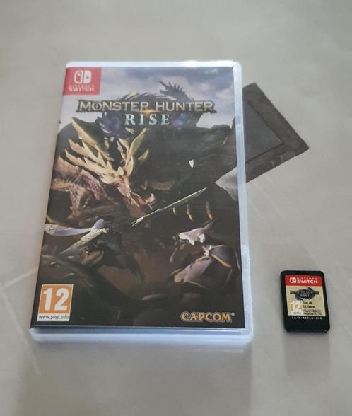 Monster Hunter Rise Switch 1 & 2 zgan, Games en Spelcomputers, Games | Nintendo Switch, Zo goed als nieuw, Role Playing Game (Rpg)