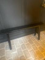 Zwart houten bankje, Ophalen, Onbekend, Onbekend, Onbekend