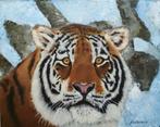 Peinture « Tigre impressionnant », Antiquités & Art, Envoi