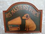 His masters voice reliefbord, Ophalen of Verzenden, Zo goed als nieuw