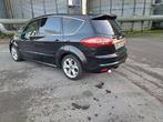 Ford S-max 2L powershift 183800km, Autos, Ford, Jantes en alliage léger, 5 places, Cuir, Noir