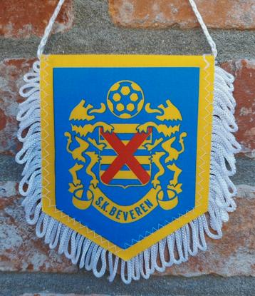 SK Beveren 1990s oud logo prachtig zeldzaam vintage vaantje beschikbaar voor biedingen