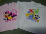 2 T-shirts en sweater DISNEY in maat 128, Disney, Meisje, Ophalen of Verzenden, Zo goed als nieuw