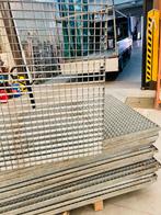 Gebruikte galva roosters 2m/1m mazen 33 mm/33mm en 30mm dik, Doe-het-zelf en Bouw, Ophalen, Gebruikt, IJzer