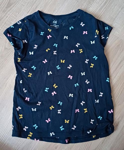 T-shirt H&M fille, 4-6ans, T110/116, Kinderen en Baby's, Kinderkleding | Maat 110, Gebruikt, Meisje, Overige typen, Ophalen of Verzenden