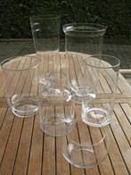 Windlichten of vazen in glas Groot model KOOPJE, Ophalen, Zo goed als nieuw, Glas