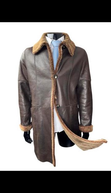 Superbe manteau,, en cuir 100 % agneau, Enlèvement ou Envoi, Comme neuf