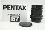 pentax 67 6x7 75mm f4.5 shift + box, Enlèvement ou Envoi, Comme neuf, Reflex miroir, Pentax