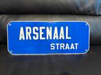 Ancienne plaque de rue émaillée ARSENAAL straat, Ophalen of Verzenden
