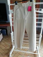 Pantalon, qualité, coton, crème, état neuf, taille 42, Vêtements | Femmes, Culottes & Pantalons, Beige, Taille 42/44 (L), Neuf