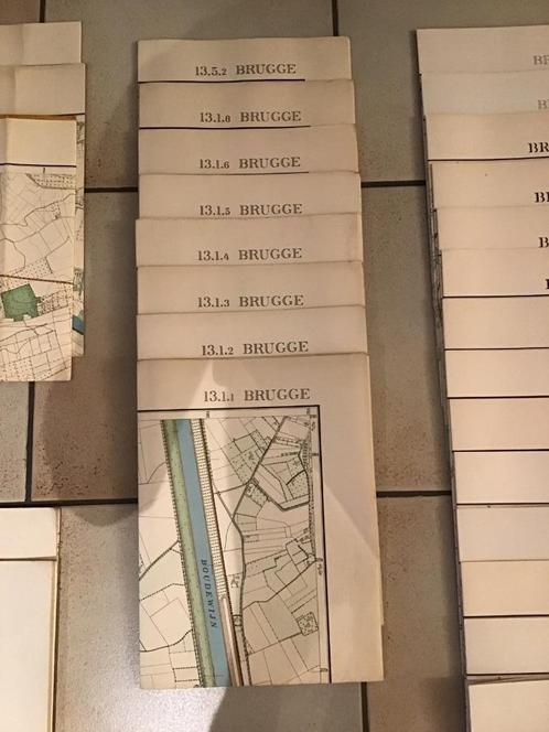 Topografische/Geografische kaarten België 400 stuks, Verzamelen, Postkaarten | België, Ophalen