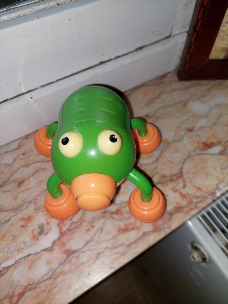 Masseur à Pile Scarabée vert OXO design, Sport en Fitness, Massageproducten, Gebruikt, Apparaat, Ophalen of Verzenden