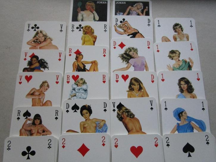 ASLAN jeu de cartes pin-up, Antiek en Kunst, Kunst | Tekeningen en Fotografie, Ophalen of Verzenden