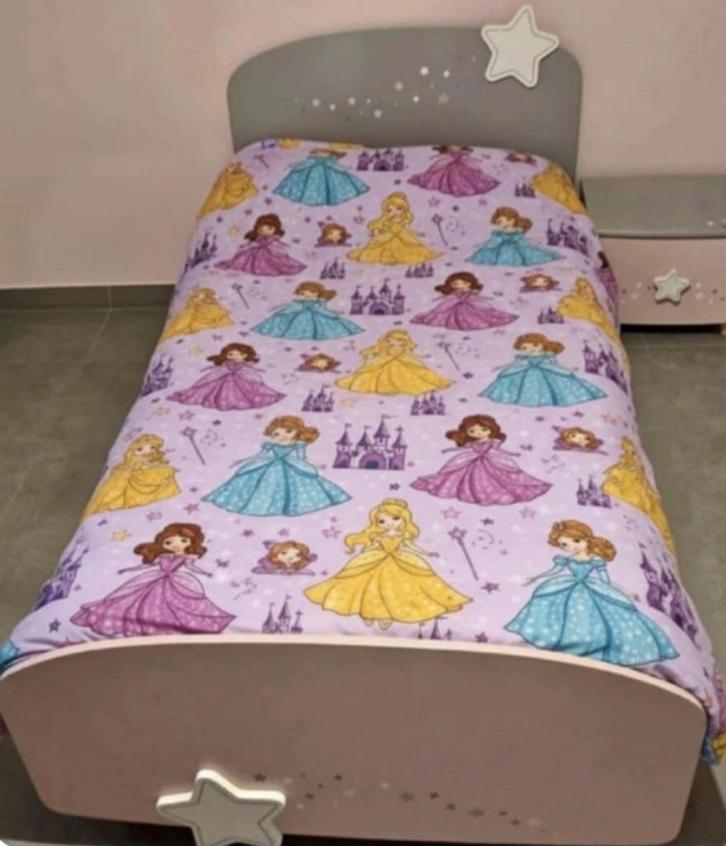 Volle kamer voor meisjes, Kinderen en Baby's, Kinderkamer | Bedden, Zo goed als nieuw, 180 cm of meer, 85 tot 100 cm, Lattenbodem