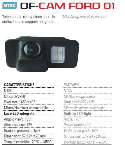 DD OFCAMFORD01 – camera voor Ford, Auto diversen, Achteruitrijcamera's, Nieuw, Ophalen of Verzenden