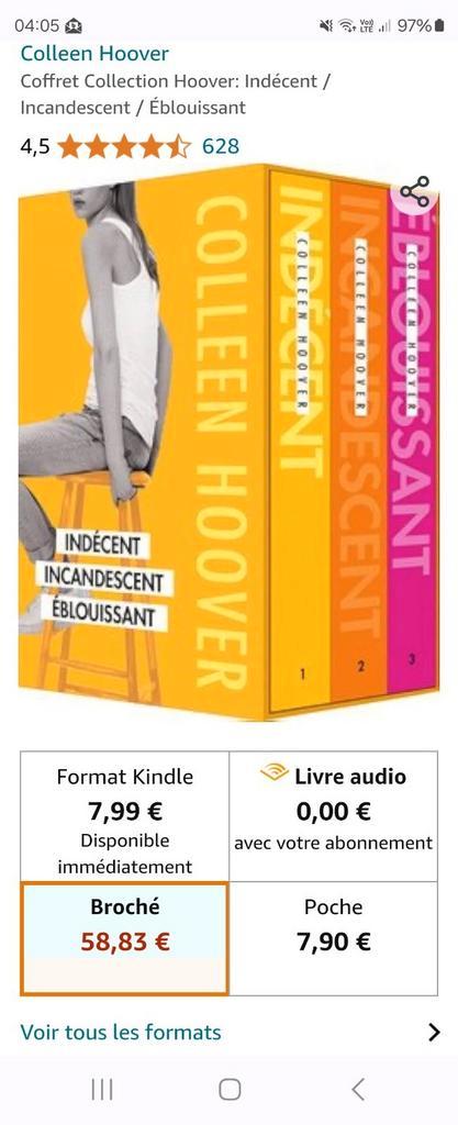Indécent/Incandescent/Éblouissant ( Colleen Hoover)2017, Boeken, Romans, Ophalen of Verzenden