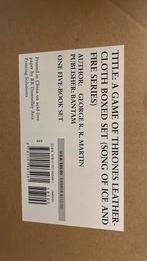GEORGE R. R. MARTIN S A GAME OF THRONES LEATHER-CLOTH BOXED, Ophalen, GEORGE R.R. MARTIN