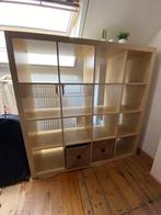 Kallax Open kast, 16 vakken, wit - IKEA, Huis en Inrichting, Ophalen, 100 tot 150 cm, 100 tot 150 cm, Zo goed als nieuw