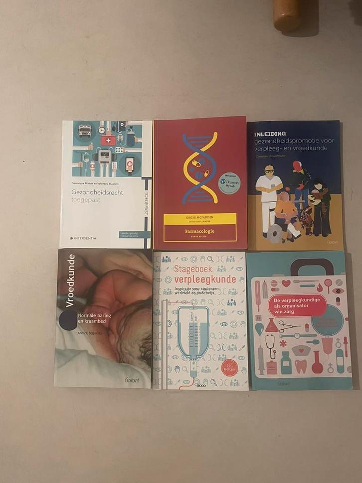 Cursusboeken VERPLEEGKUNDE/VROEDKUNDE, Boeken, Studieboeken en Cursussen, Zo goed als nieuw, Hoger Onderwijs, Ophalen of Verzenden