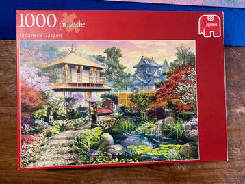 Puzzel Japanese garden Jumbo 1000 stuks