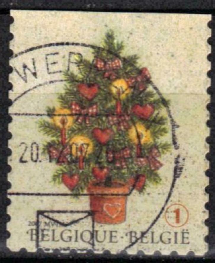 Belgie 2007 - Yvert 3718/OBP 3714 - Kerstboom (ST), Postzegels en Munten, Postzegels | Europa | België, Gestempeld, Kerst, Gestempeld